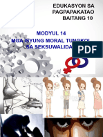 4Q Aralin 1 Mga Isyung Moral Tungkol Sa Seksuwalidad