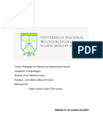 Actividades Ludicas de Cierre