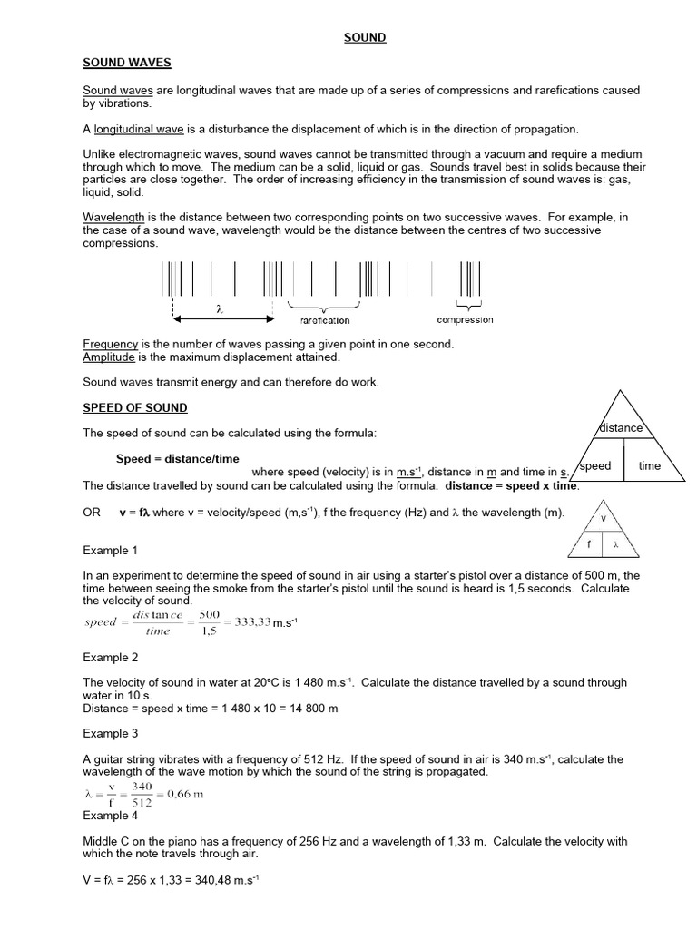 Understanding Sound Waves and Their Properties | PDF | Waves | Sound