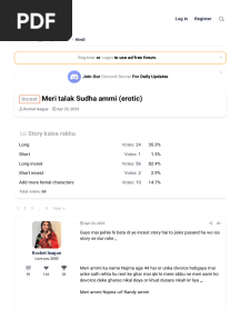 Incest - Meri Talak Sudha Ammi (Erotic) - LustyWeb