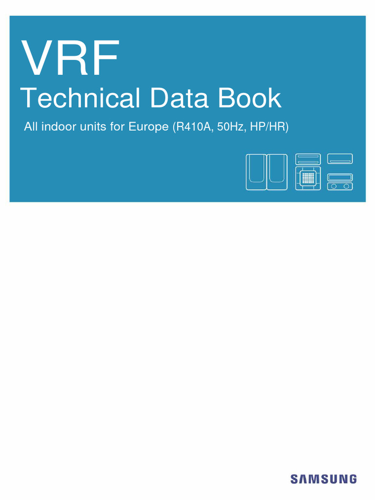 VRF Indoor Units Technical Data Guide | PDF | Pipe (Fluid Conveyance ...