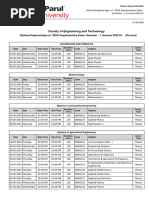 Theory Exam Schedule Diploma Engineering (W e F 2020) Supplementary Exam Semester 1 Summer 2023 24