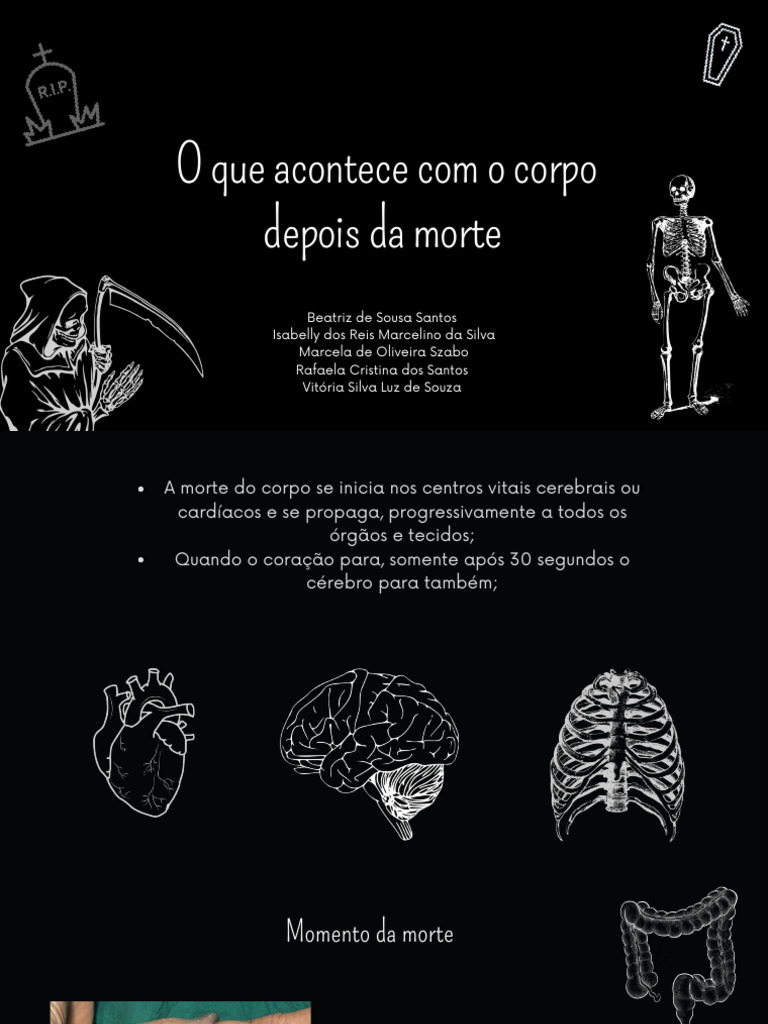 O Que Acontece Com o Corpo Depois Da Morte | PDF | Corpo humano ...