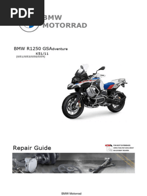 BMW R1250 GS Adventure K51 11 Service Manual