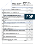 Fr.22.01 İş Sağlığı Ve Güvenliği Kontrol Formu Uçar