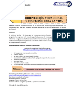 Vocación y profesión para la vida