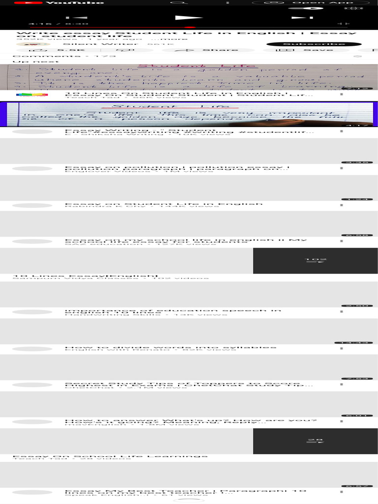 Essay On Student Life In English Pdf Human Communication