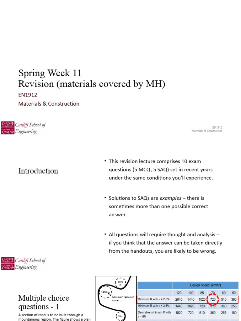 Engineering Exam Revision Guide | PDF | Composite Material | Strength ...
