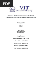 Encrypted File Distribution System Using Hybrid Cryptography of Symmetric AES and Asymmetric ECC 