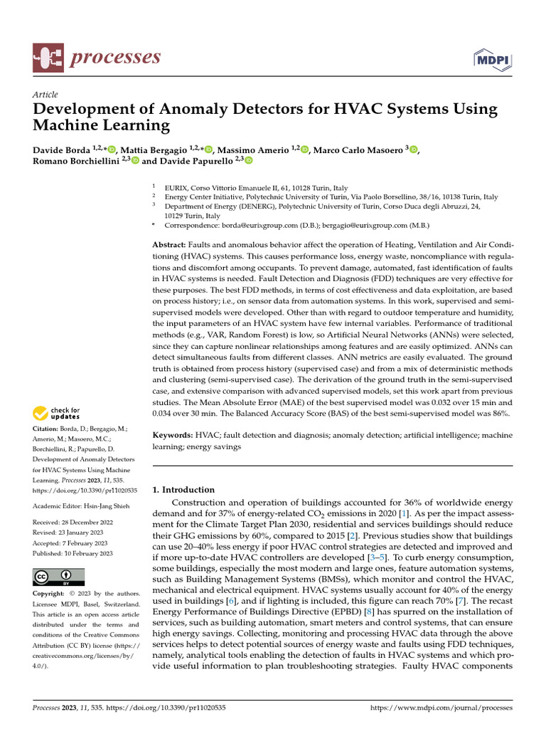 HVAC Anamoly Detection | PDF | Support Vector Machine | Artificial ...