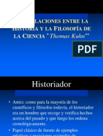 KUHN Las Relaciones entre la Historia y la Filosofía