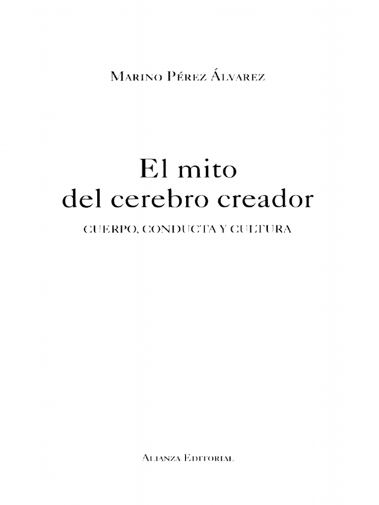 116130 El Mito Del Cerebro... PDF Alma Neurociencia