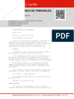 Codigo Organico de Tribunales - 1° de enero de 2023