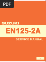 Suzuki SV650, A, XA '17-'19 Service Manual (99500-36240-03E) | PDF