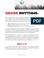 Snare Rhythms PDF