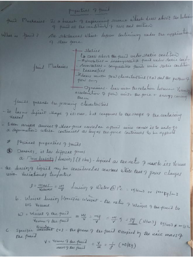 1 Fluid Properties Pdf