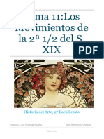 Tema 11 Los Movimientos de La 2 Mitad Del S. XIX