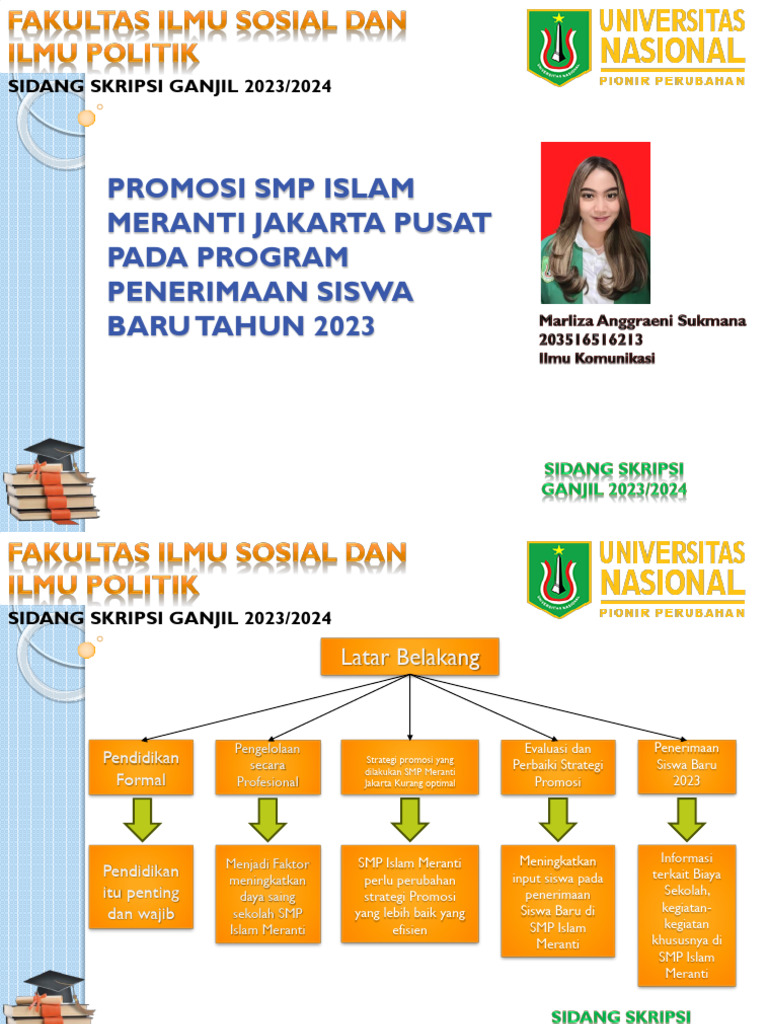 Promosi Siswa Baru SMP Islam Meranti 2023 | PDF