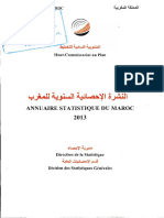 Annuaire Statistique Du Maroc, Année 2013