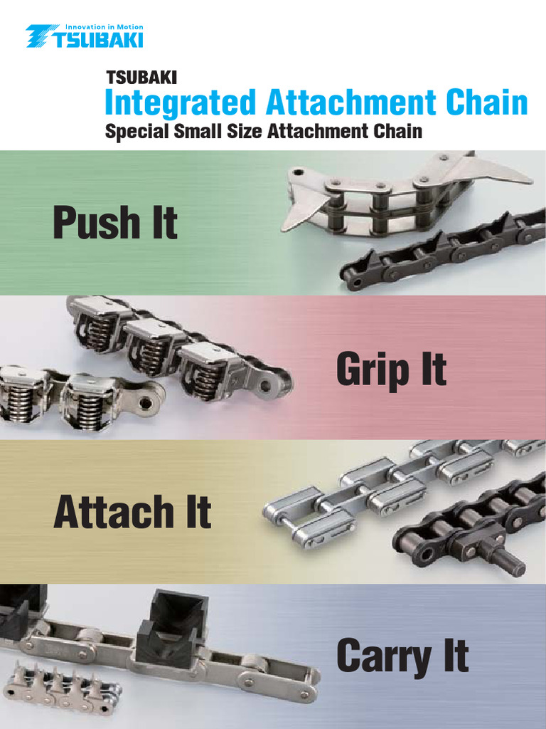 Tsubaki Integrated Attachment Chain en Wp03wn | PDF | Screw | Nut ...