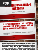 Aula 4, História 10 Classe