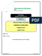 ENGLISH HL P1 FINAL GR 12 MEMO 15 March Ajm Amended