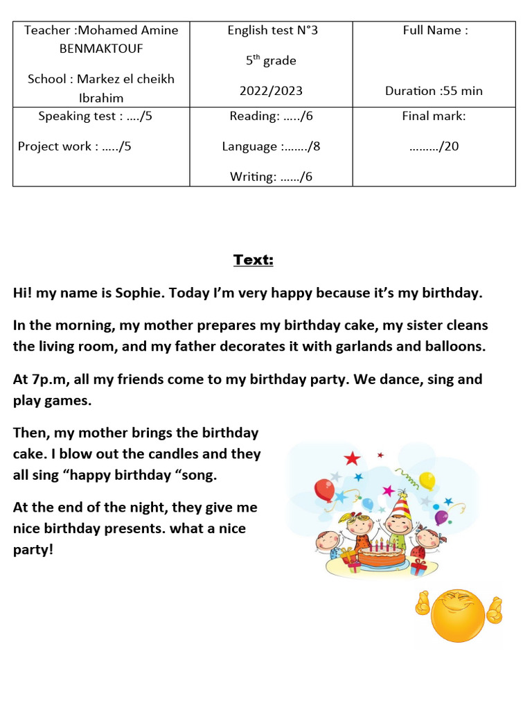 English Test 3 3 Pdf Linguistics Human Communication