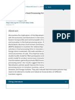 R&D and Innovation in Food Processing Firms in Transition Countries - Ghazalian