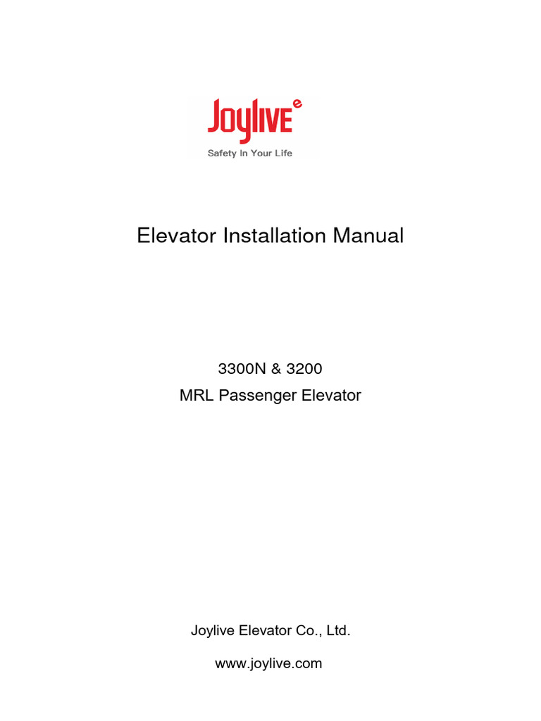 MRL Elevator Installation Guide | PDF | Elevator | Door