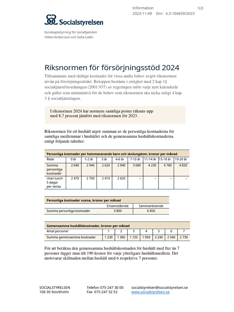 riksnormenforforsorjningsstod2024 PDF
