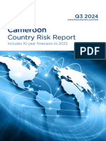 Camer Cameroon Oon: C Country Risk R Ountry Risk Report Eport