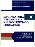 Diplomatura Superior en Neurociencias y Educación - Módulo v. Trabajo Final
