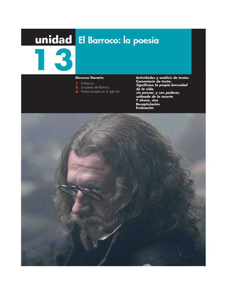 Barroco Lirica Conceptismo Culteranismo Pdf Barroco Poesía