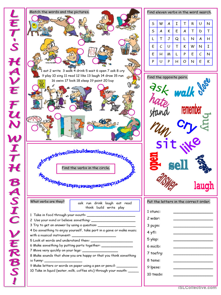 Verbs Exercises For Beginners Pdf – RDPI