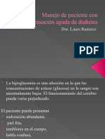 Manejo de paciente con descompensación aguda de diabetes