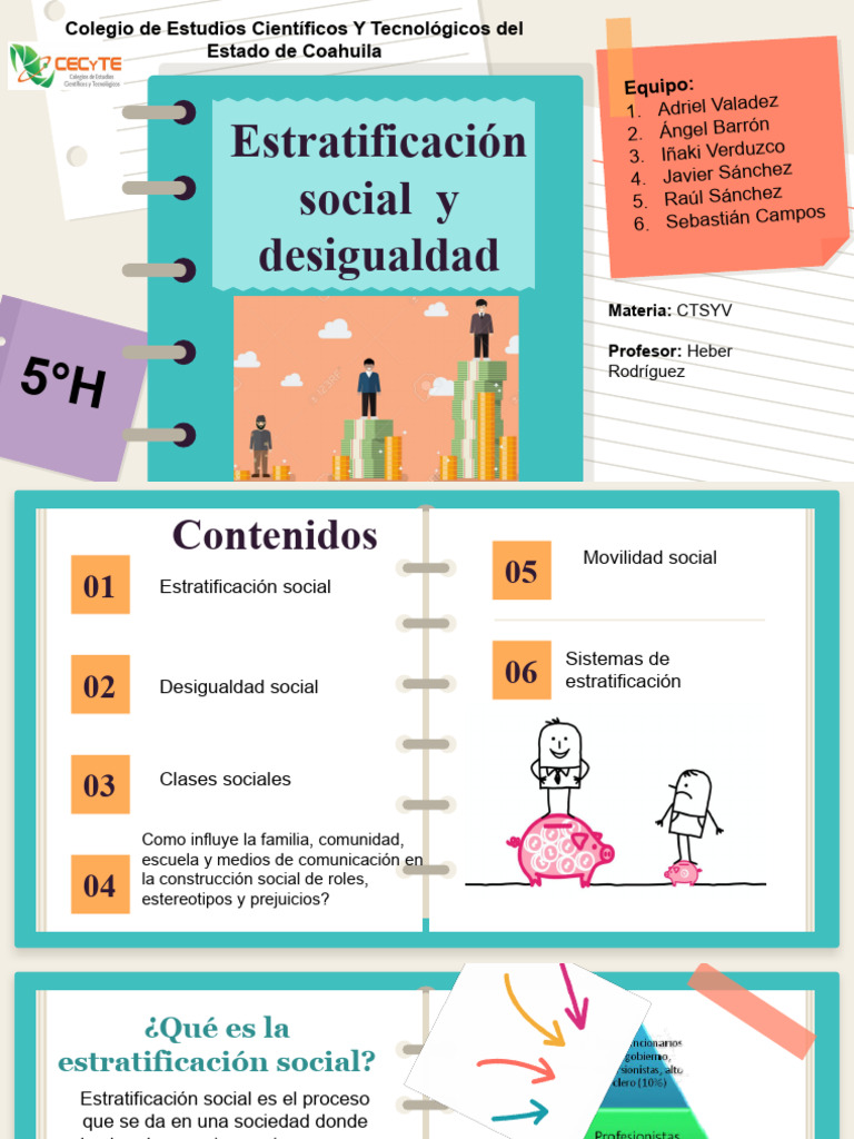 Tema Estratificacion Social y Desigualdad | PDF | Estatus social ...