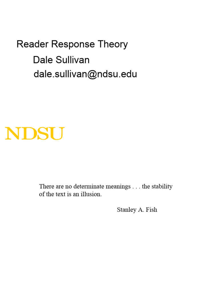 Reader Response | PDF | Liberal Arts Education