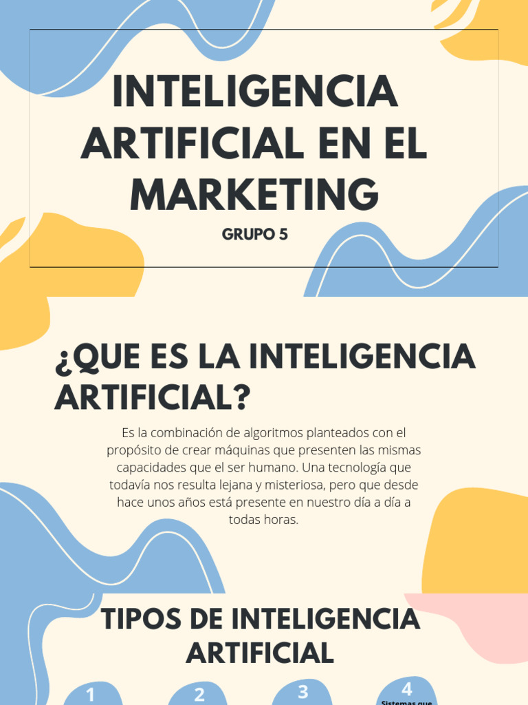 IA en Marketing Digital: Impacto y Usos | PDF | Inteligencia artificial ...