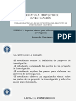 Semana 1 - Proyecto de Investigación