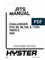 Hyster G005 Parts Manual