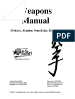 _- Weapons Manual (Bokken, Bojutsu, Nunchuku, Escrima)
