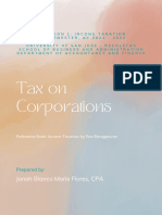 Tax 1 Tax On Corporations - Part 1