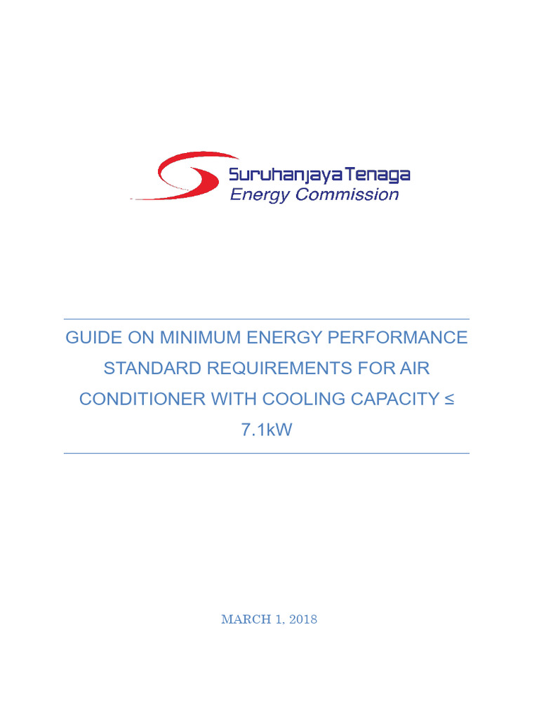 Guide On MEPS For AC (UPDATED) | PDF | Air Conditioning ...