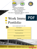 Work Immersion Complete Portfolio