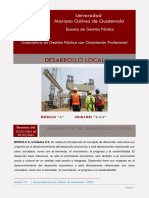 Modulo A Unidades 2 - 3 Desarrollo Local 2024