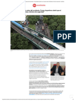 Documentos de Trenes Argentinos alertaron sobre riesgos debido al ajuste presupuestario