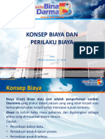 Konsep Dan Perilaku Biaya