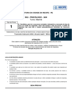 PSICÓLOGO - 30H (S52) Tipo 1