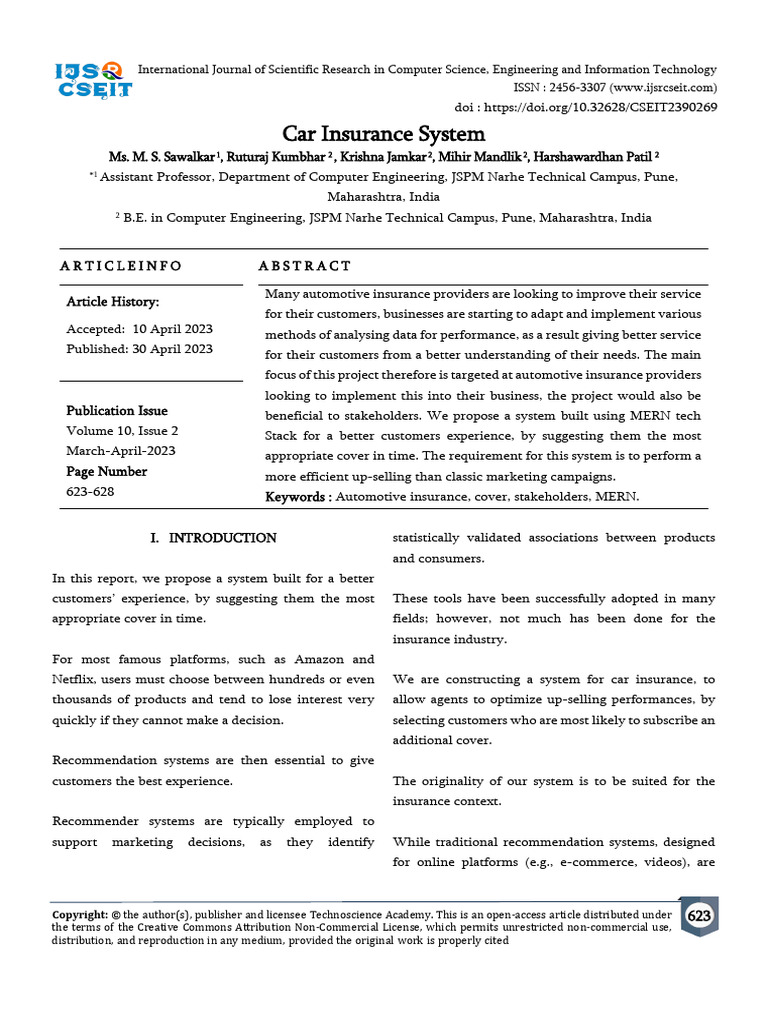 Car Insurance System | PDF | Software Development Process | Agile