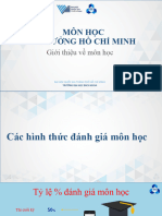 Cách Thức Đánh Giá Môn Học